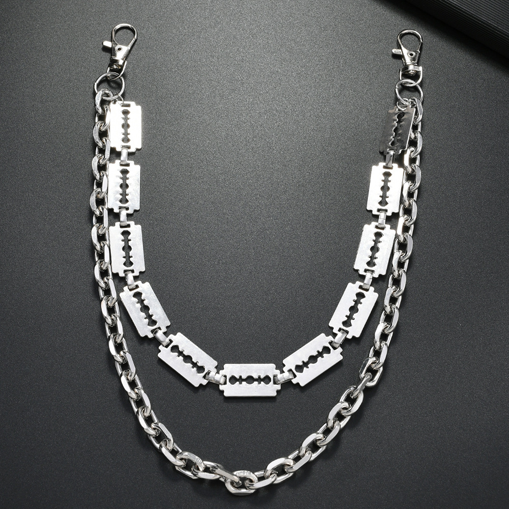 Punk Metal Chain Keychains for - Hip Hop Chain Necklace 리뷰 및 가격