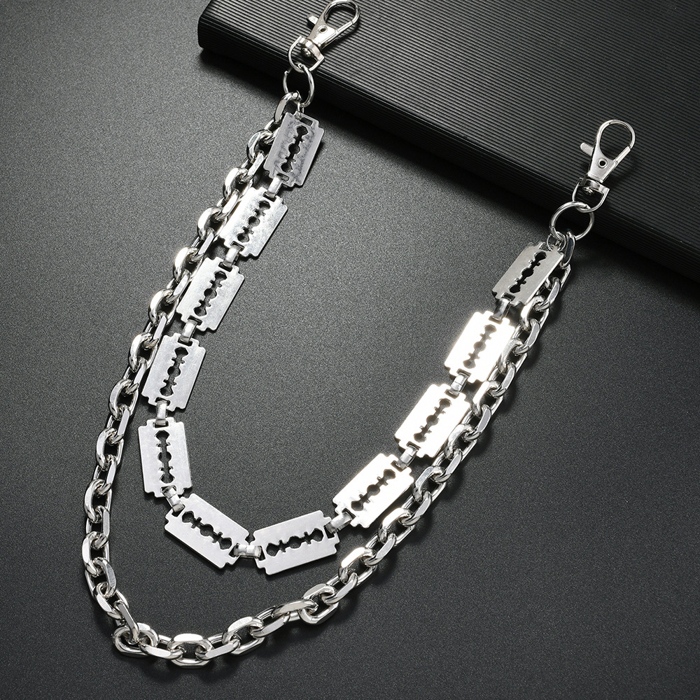 Punk Metal Chain Keychains for - Hip Hop Chain Necklace 리뷰 및 가격