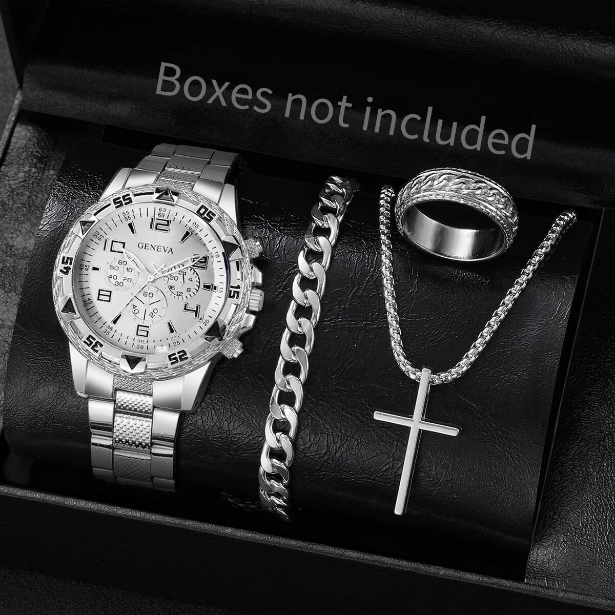 4PCS/Set Fashion Men Business  - Jewelry Type Watches 리뷰 및 가격