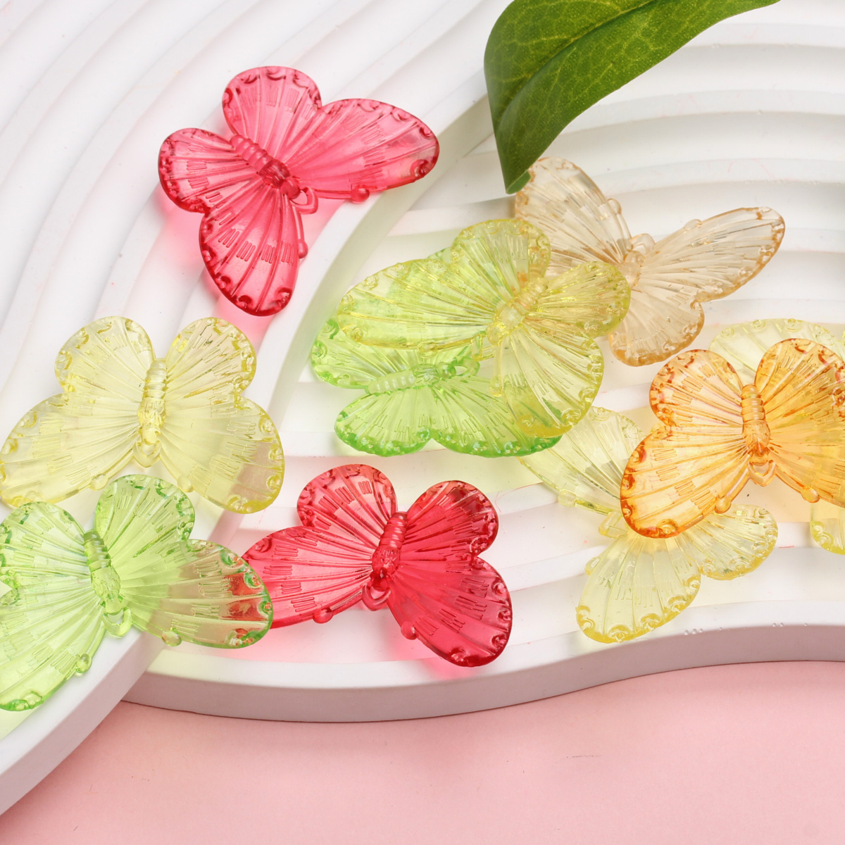 10pcs/bag 41*31mm Big Transpar - Butterfly Pendant Necklace 리뷰 및 가격