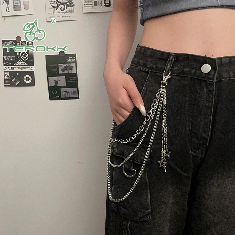Star Tassel Metal Pants Waist  - Hip Hop Chain Necklace 리뷰 및 가격
