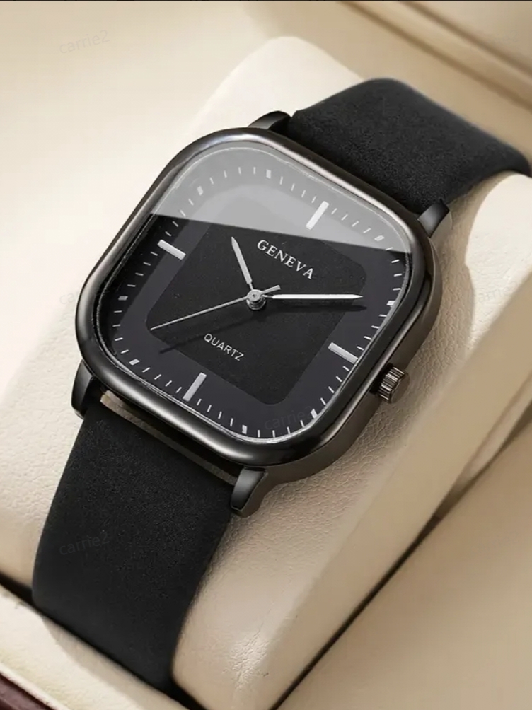 No gift box; men's leather str - Jewelry Watch 리뷰 및 가격