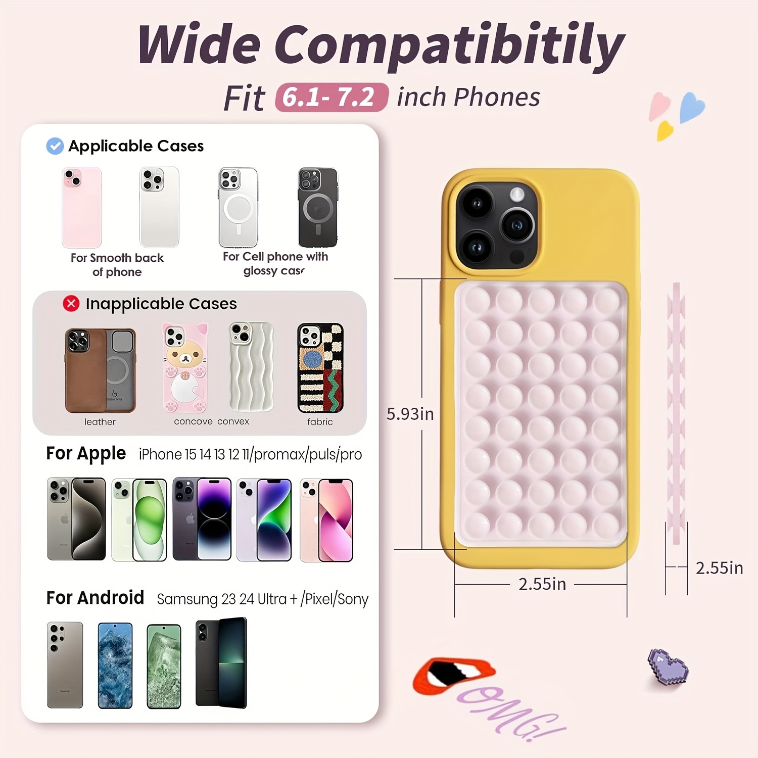 2pcs Double-Sided Silicone Suc - Watches & Jewelry Repair Center New York Reviews 리뷰 및 가격