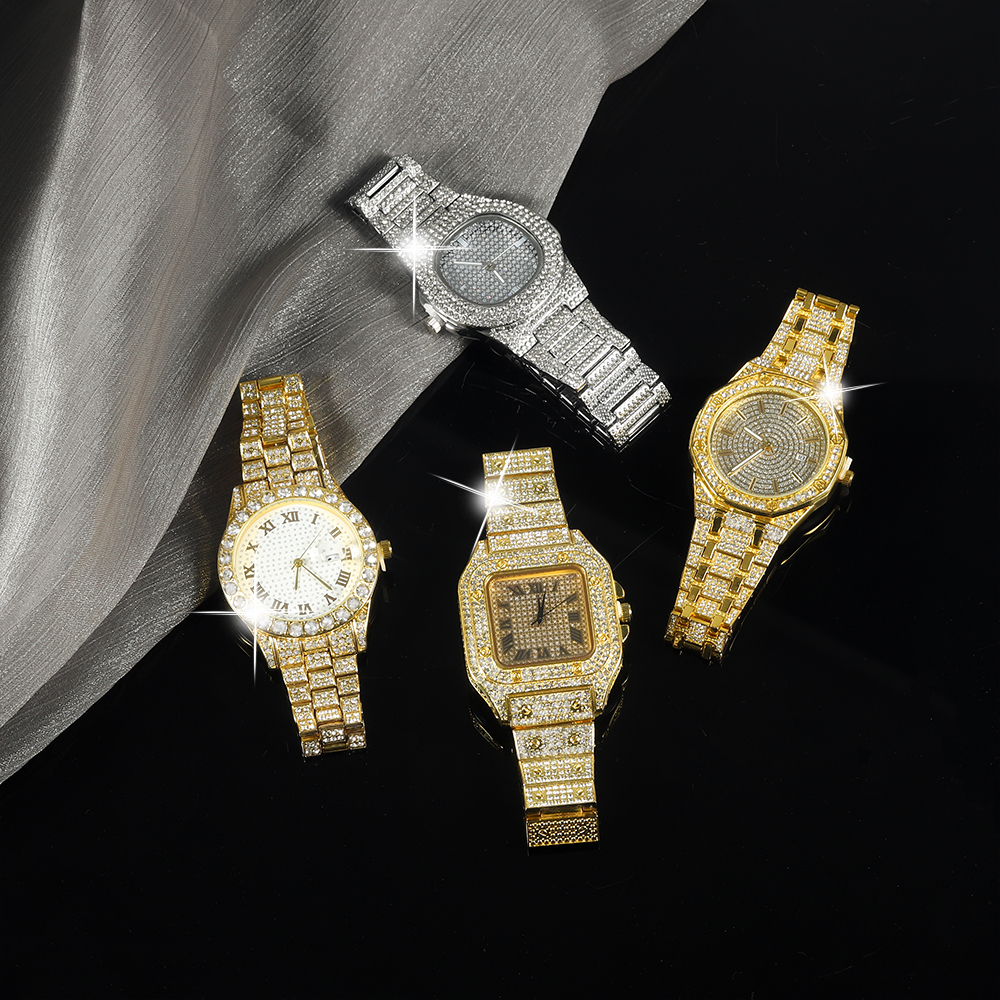New Punk Men Watch Iced Out Di - Jewelry Like Watches 리뷰 및 가격