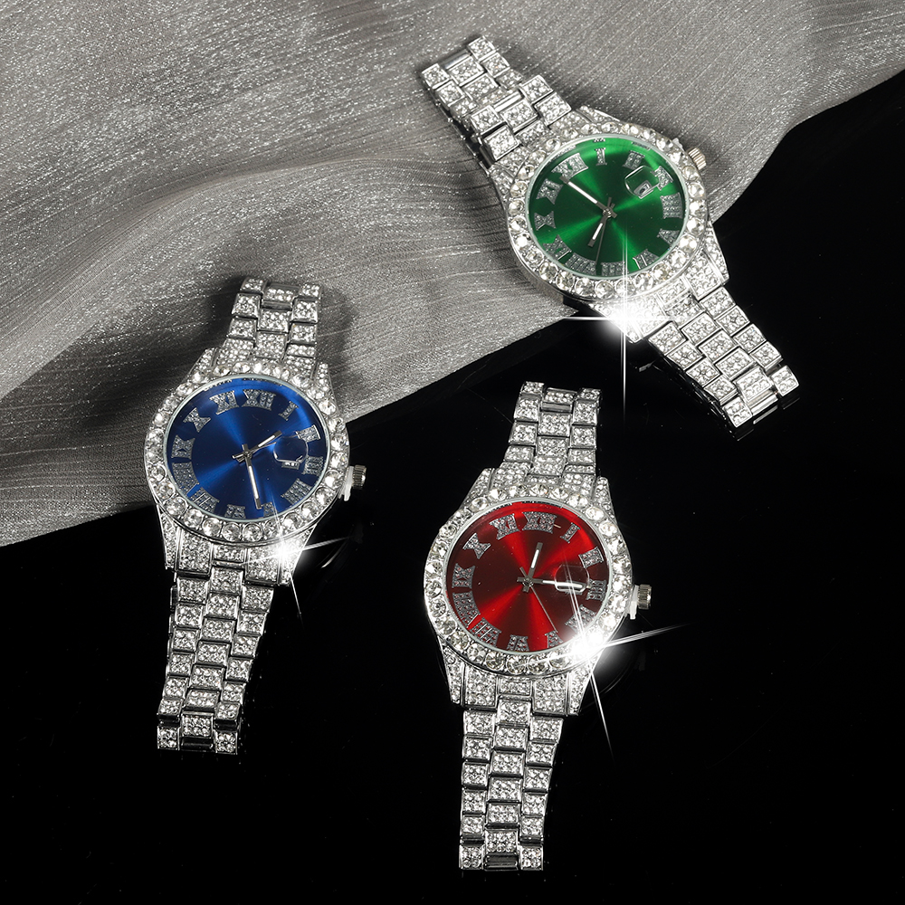 New Punk Men Watch Iced Out Di - Jewelry Like Watches 리뷰 및 가격